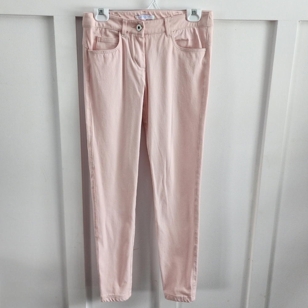 Marella sport pink mid-raise pants, size 4